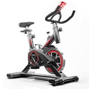 Fitness Spin Bike Exercise-Stationary Indoor Cycling LED Display
