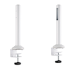 Brateck Slatwall Desk Mounting Poles - White