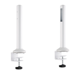 Brateck Slatwall Desk Mounting Poles - White