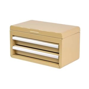 Craftright Beige 2 Drawer Mini Tool Chest