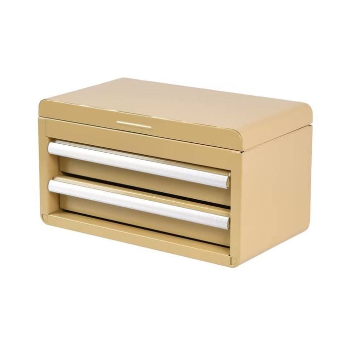 Craftright Beige 2 Drawer Mini Tool Chest