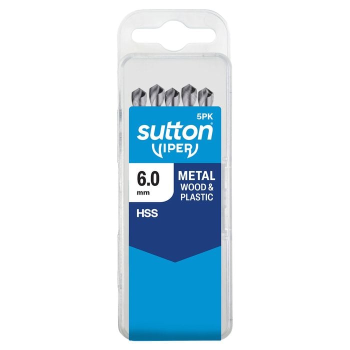 Sutton Tools 6.00mm Viper Metric Drill Bit - 5 Pack