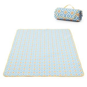ADIVO Premium Picnic Rug Waterproof Sandproof Camping Beach Blanket 2Mx2M-Blue