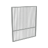 ProtectorAl 1201 - 1500 x 1800mm Palladium Silver Aluminium Garden Gate Flat Top with Mid Rail