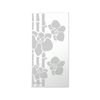 Walpix 1800 x 900 x 2.0mm Perforated Aluminium Decorative Screen Flat Profile Tropical - White Satin