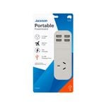 Jackson USB Portable Single Outlet Powerboard