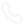 Call White Icon