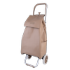 Sachi Cosmo Weatherproof Shopping Trolley with Wheels 38L - Biscuit