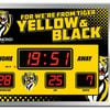 AFL LED Scoreboard Clock - Richmond Tigers - 45x33cm - Time Temp Date