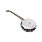 Karrera 6 String Resonator Banjo -  Black