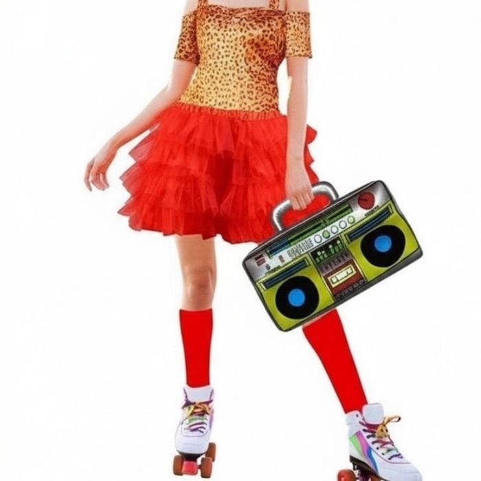 Retro 1980s Roller Babe Womens Plus Size Costume - Xlarge