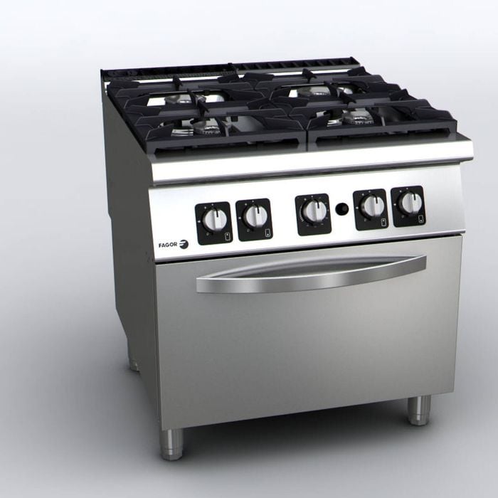 Fagor Kore 900 Series Gas 4 Burner With Gas Oven  - Oven Ranges (c-g941h)