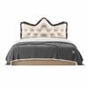 SOGA Home & Living Bundle – Crown Tufted Cream Pillow & Grey Cozy Flannel Throw Blanket
