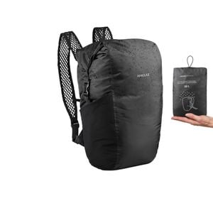 Decathlon - Compact Waterproof 20 Litre Backpack Travel 100 - Black - One Size