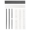 Kaboodle 600mm Smoked Grey Oven Tower Pack