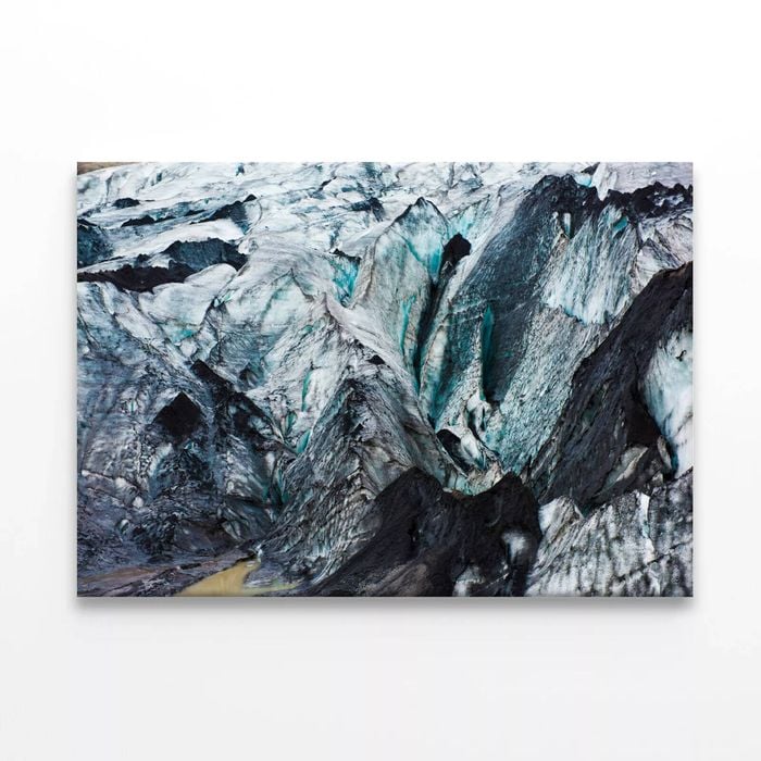 Iceland Glacier   Print 100% Australian Made 75 x 50cm  (Stretched)