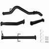 Ignite Exhausts Dpf Back For Mitsubishi Mr Triton 2.4l 3" With Pipe Only Black Aluminised Steel