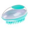 M-PETS Rubeaz 2 In 1 Soap Dispenser & Massage Brush Green