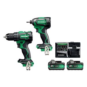 HiKOKI 18V 2 Piece Brushless Combo Kit KC18DE(HAZ)