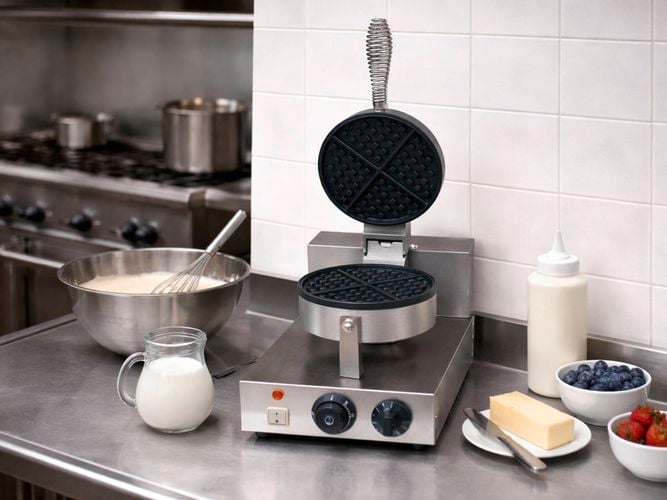 Commercial waffle maker