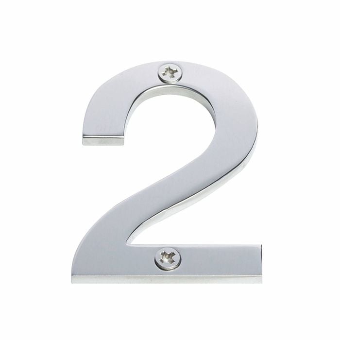 Sandleford 60mm Stainless Steel Numeral 2