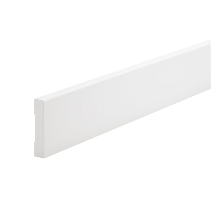 92 x 18mm 5.4m Moulding White Pine FJ Primed Pencil Round