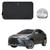 Front Windscreen Sun Shade for Lexus NX 2022 - Current - Standard 150 x 85 cm - Black