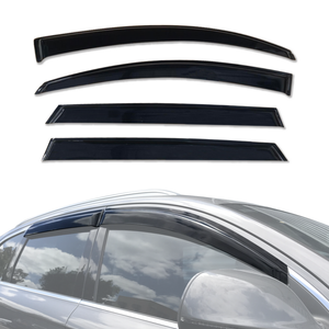 AUSGO Weather Shields for Audi Q7 2006-2015 Weathershields Window Visors Wind Deflectors