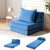 Artiss Convertible Folding Sofa Bed Armless Lounger Foam Floor Sofas Futons Couches