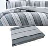 Bloomington 225TC Tristan Polyester Cotton Grey/Charcoal Quilt Cover Set Double