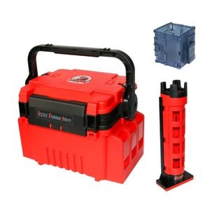 NNEOBA Multifunction Fishing Tackle Box with Rod Holder