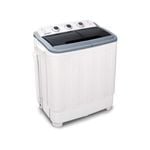 Devanti Portable Washing Machine Twin Tub 5KG White