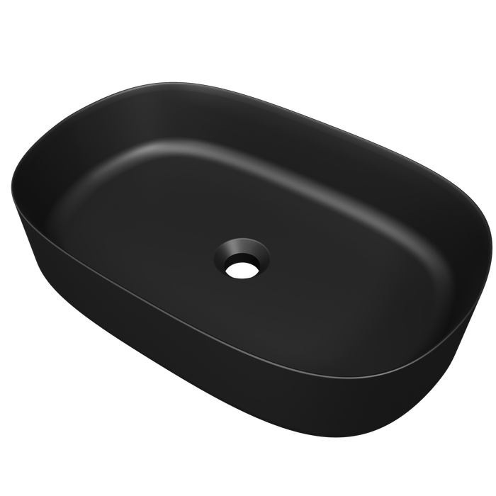 New England Joinery 550mm Black Matt Myrtle Basin