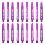 6x 3pc Target Pro Grip Nylon Shaft Accessory Intermediate - Purple