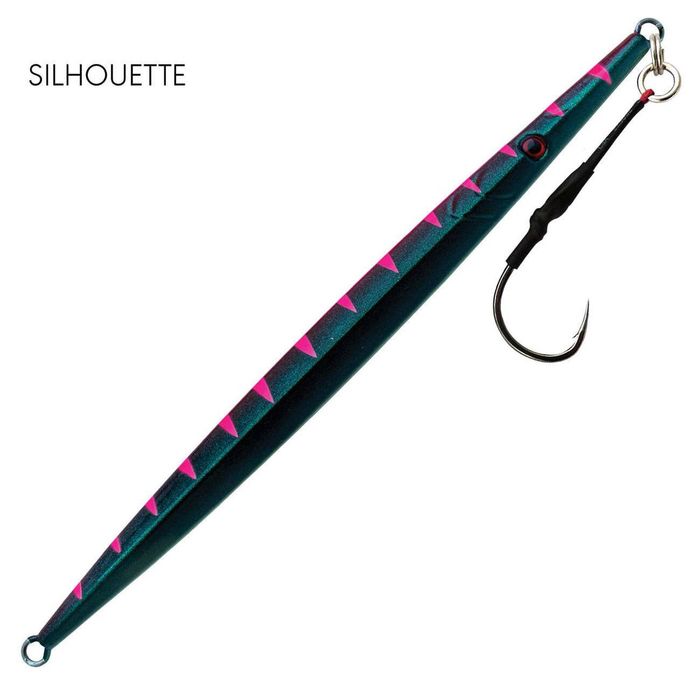 Black Magic Deep Water 200g Slim Fishing Jig Silhouette