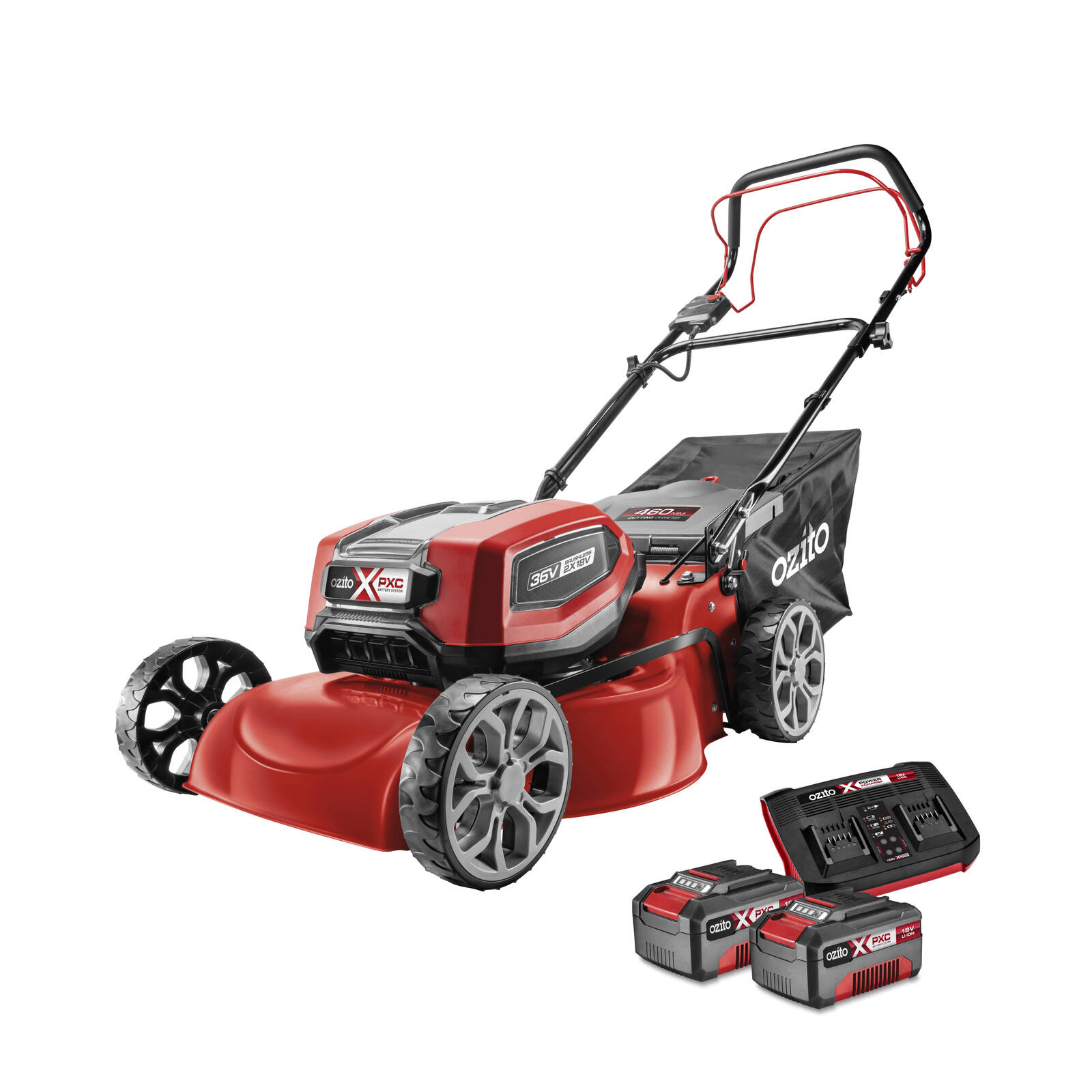 Electric Lawn Mowers The Entrance Mowers Ozito PXC 36V X 18V