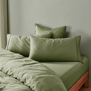 Natural Home Bamboo King Pillowcase Eucalyptus Twin Pack