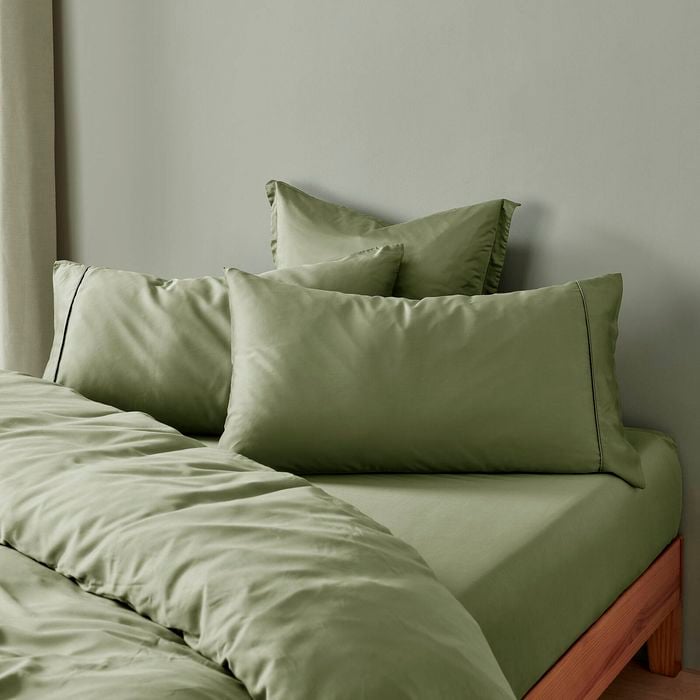 Natural Home Bamboo King Pillowcase Eucalyptus Twin Pack