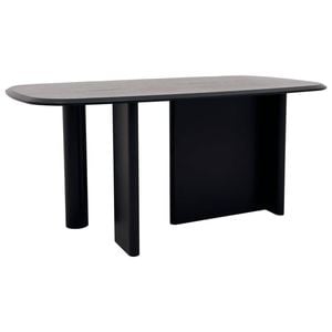 Miuz Oak Veneer Dining Table 4-6 Seater Modern Dining Tables Dinner Table