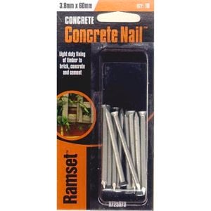 Ramset Concrete Nail 3.8 x 60mm 10pk