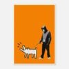 Galrie Banksy Choose Your Weapon Dark Orange Poster Print 2010 - Edgy Art Collection, Poster Only, A2 42 x 60cm (16 x 24inch)