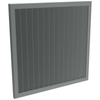 ProtectorAl 300-1000W X 300-1000H Monument Aluminium Welded Louver Panel Vertical 5mm overlap