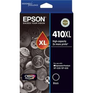 Epson GENUINE Original Epson 410XL Black Ink Cartridge Toner XP-530 XP-630 T339192