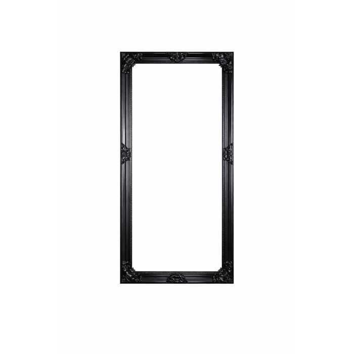 Elegant Collections Black French Provincial Mirror X-Large