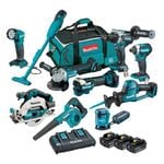 MAKITA 18V Brushless 10-Piece Combo Kit DLX1061TX1