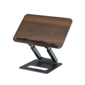 Artiss Book Stand Telescopic Book Holder with Page Clip Ergonomic Desktop Stands OAK