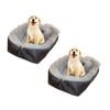 SOGA 2X Black Dual-Purpose Cushion Nest