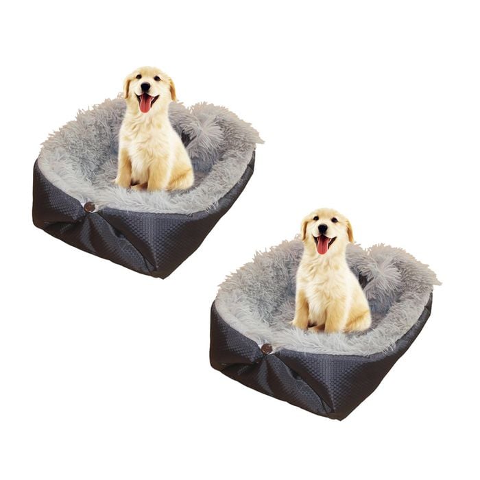 SOGA 2X Black Dual-Purpose Cushion Nest