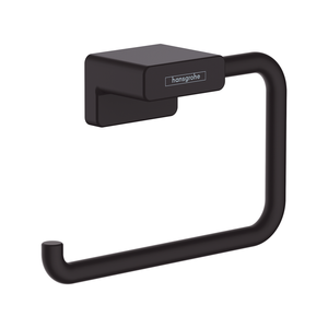 Hansgrohe Matte Black AddStoris Toilet Paper Holder