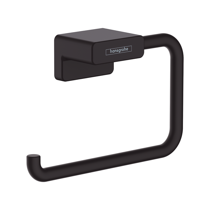 Hansgrohe Matte Black AddStoris Toilet Paper Holder